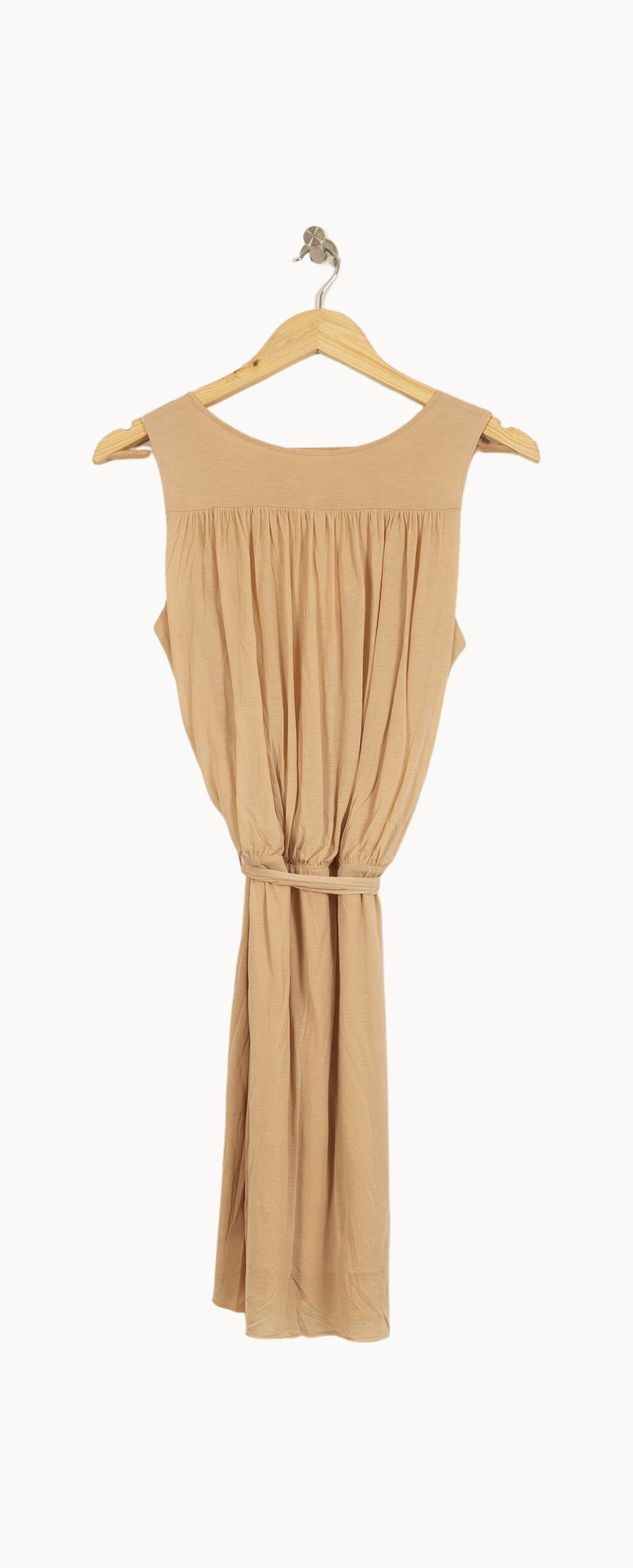 Robe Ceinturée Beige - Taille XS/34