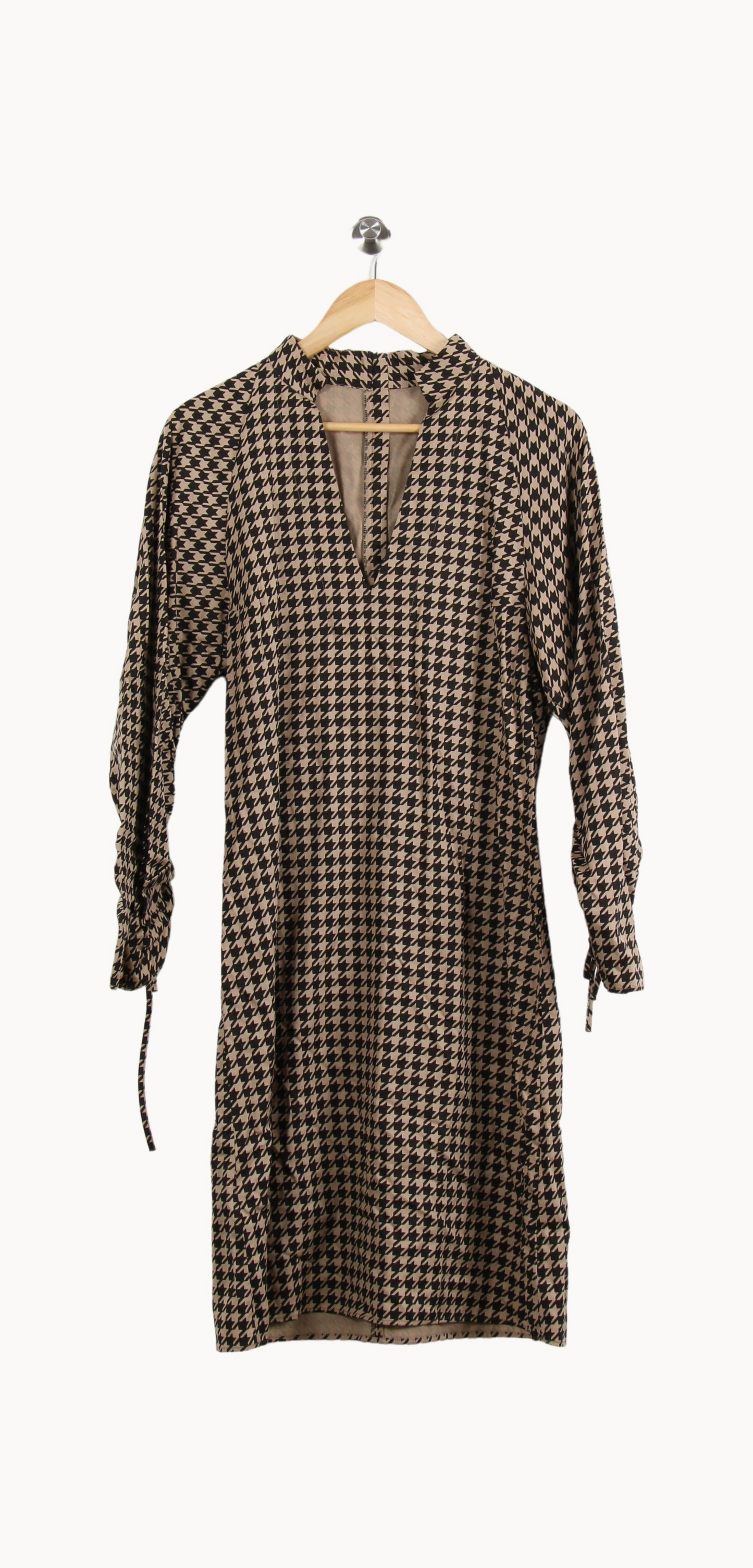 Robe Longue Noire et Beige - Taille S/36