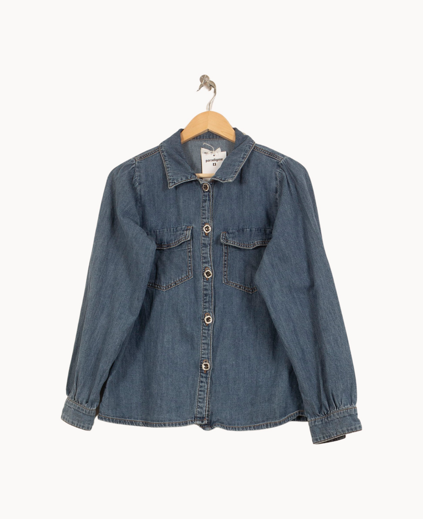 Chemise en Jean Bleue - Taille L/40