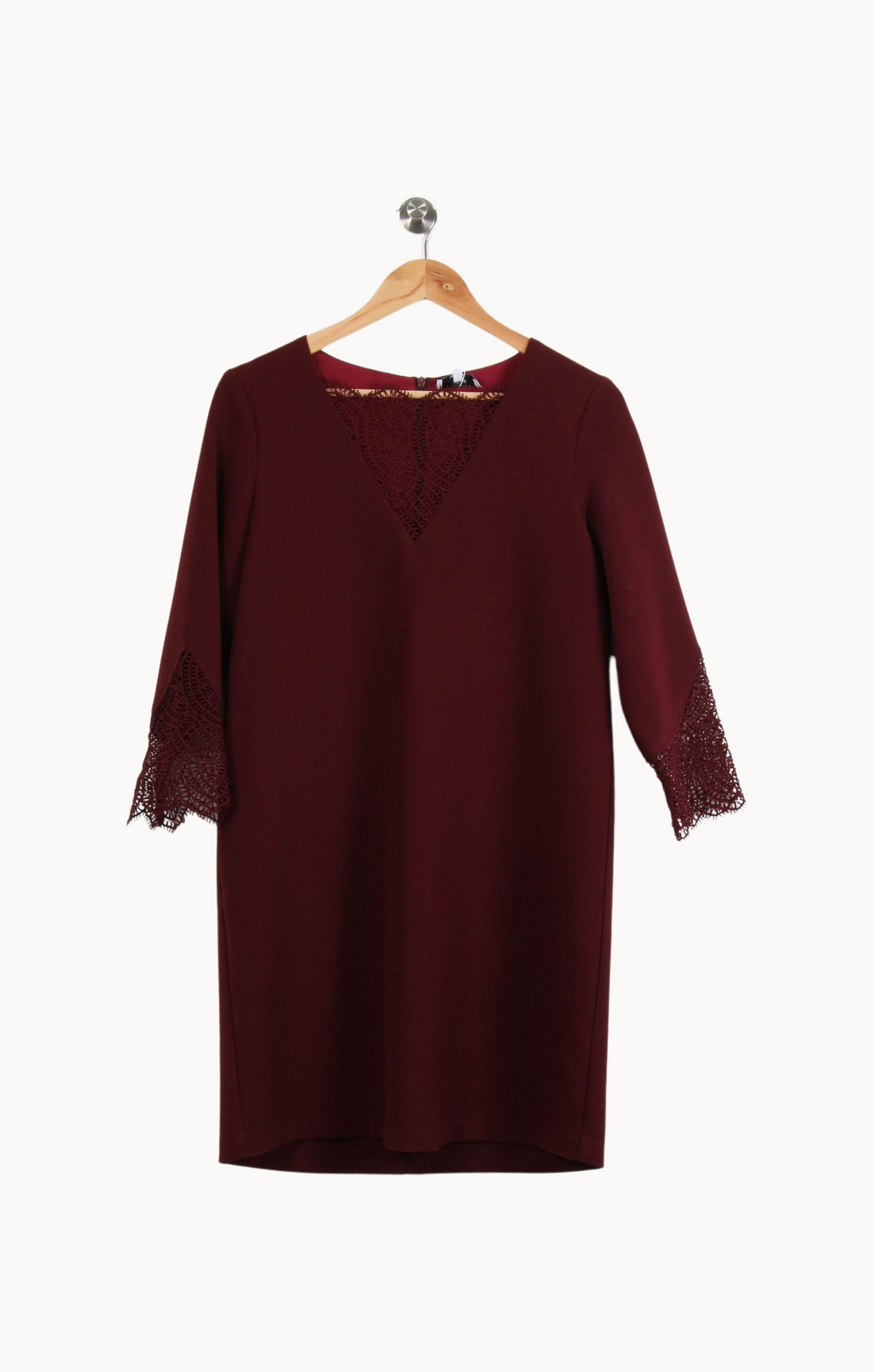 Robe Droite Bordeaux - Taille M/38