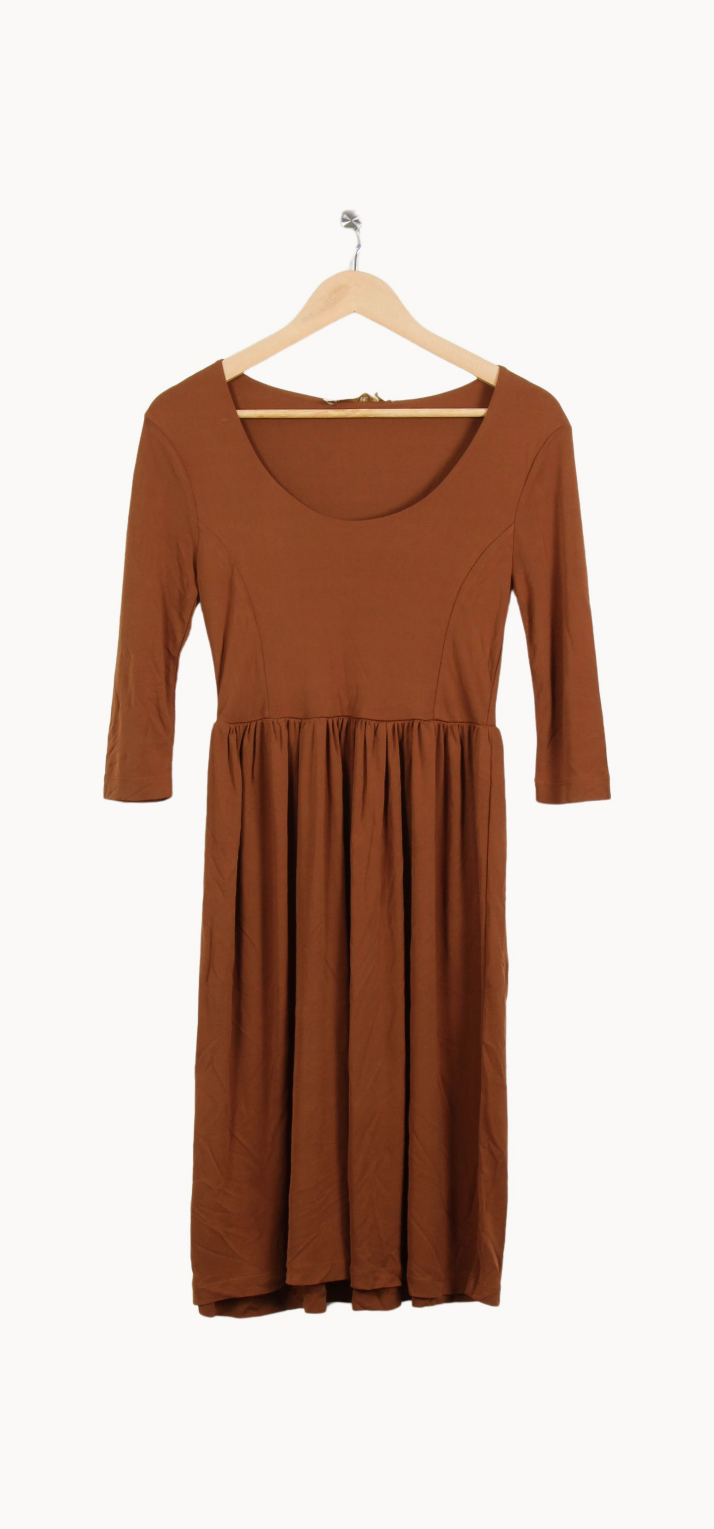 Robe Midi Marron - Taille T.U.