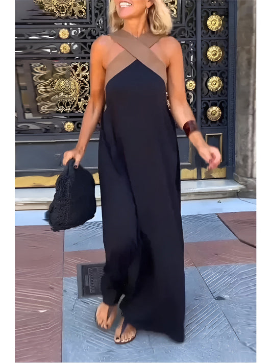 Amélie™ | Élégante Robe d'Été à Encolure Croisée 