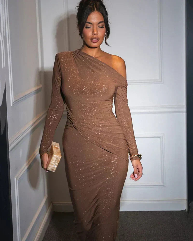 Claire™ | Robe Longue Scintillante 