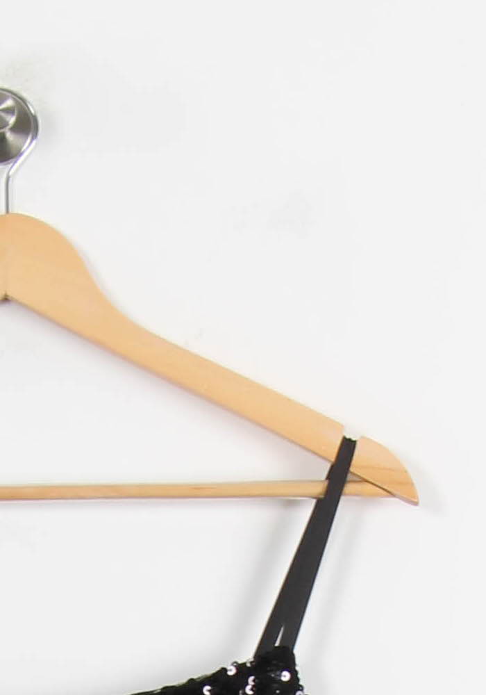 Robe à Paillettes Noire - Taille S/36