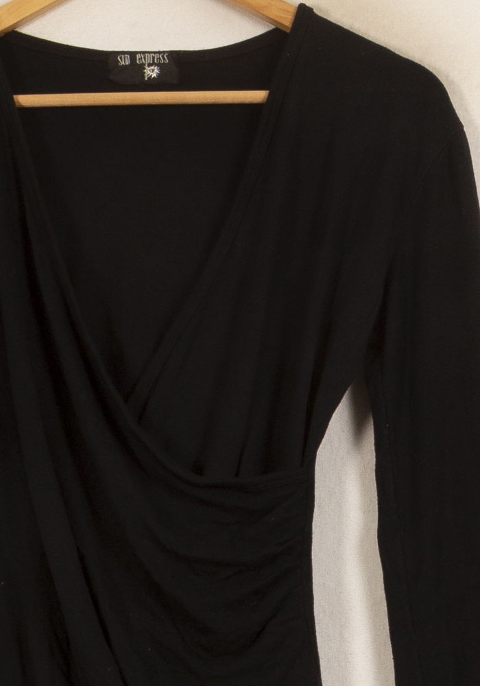 Cache-cœur Noir - Taille T.U.