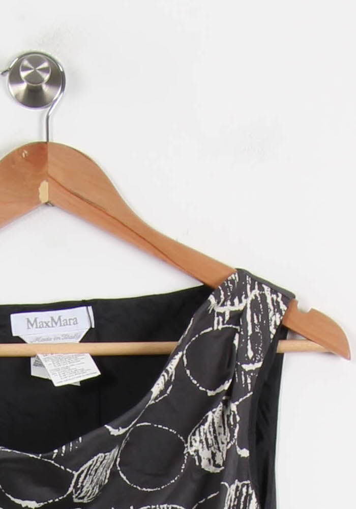 Robe Midi Grise et Blanche - Taille S/36