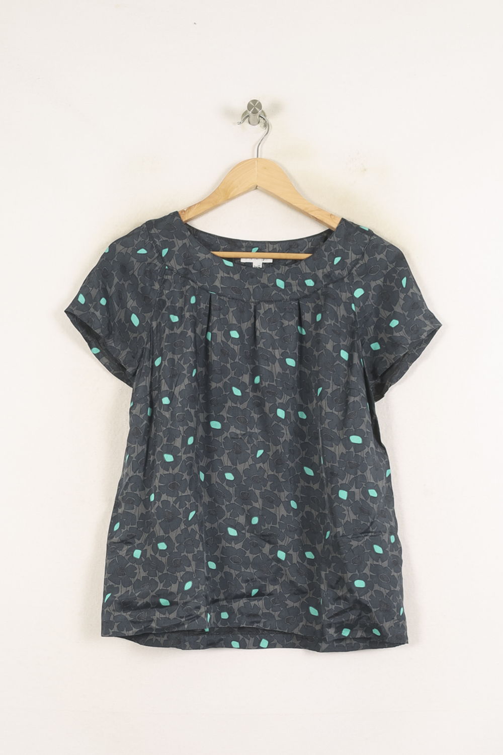 Blouse Gris et Vert - Taille M/38