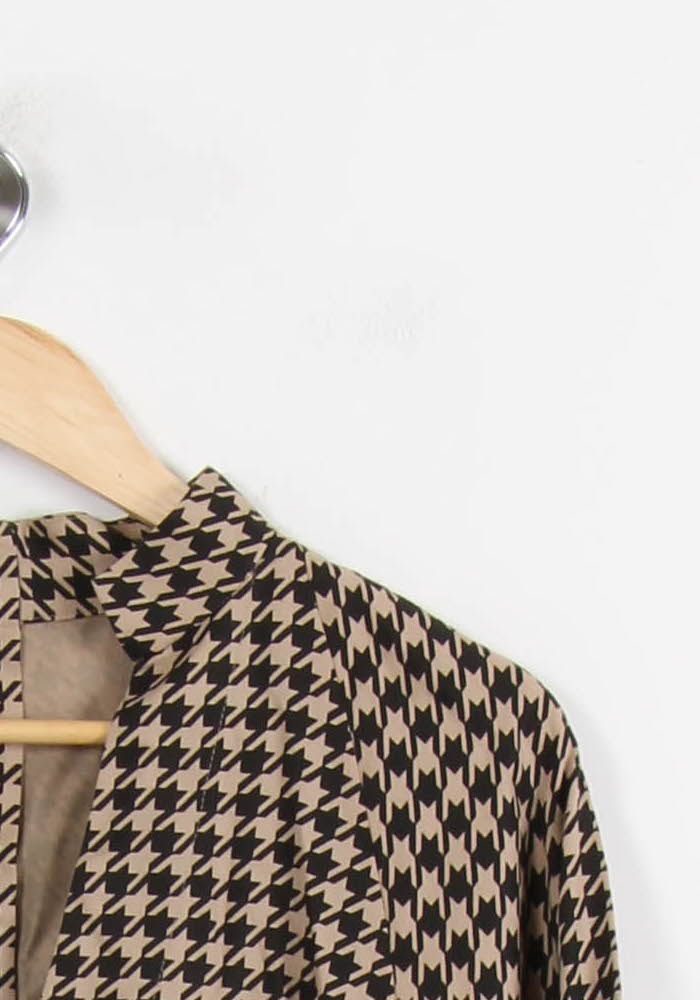 Robe Longue Noire et Beige - Taille S/36