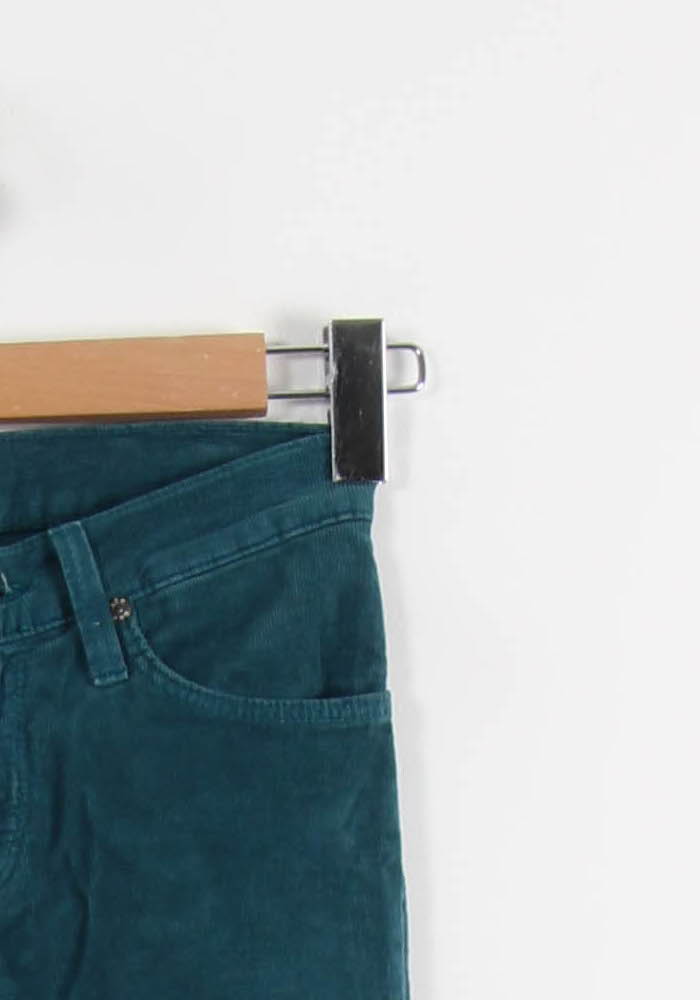 Pantalon Velours Bleu - Taille XS/34