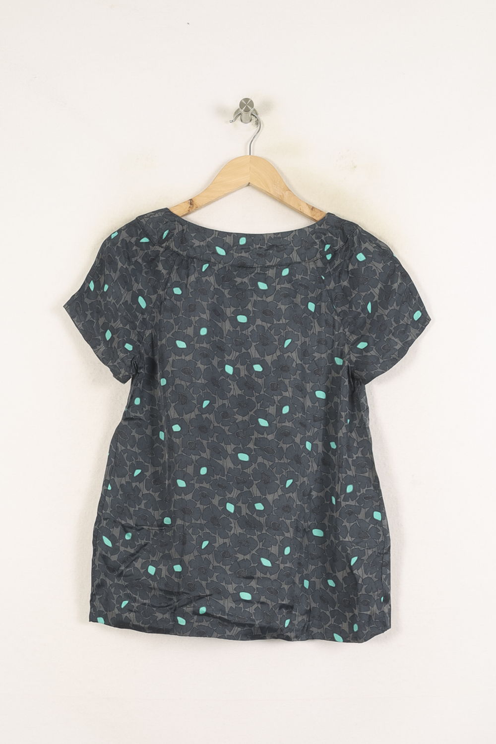 Blouse Gris et Vert - Taille M/38