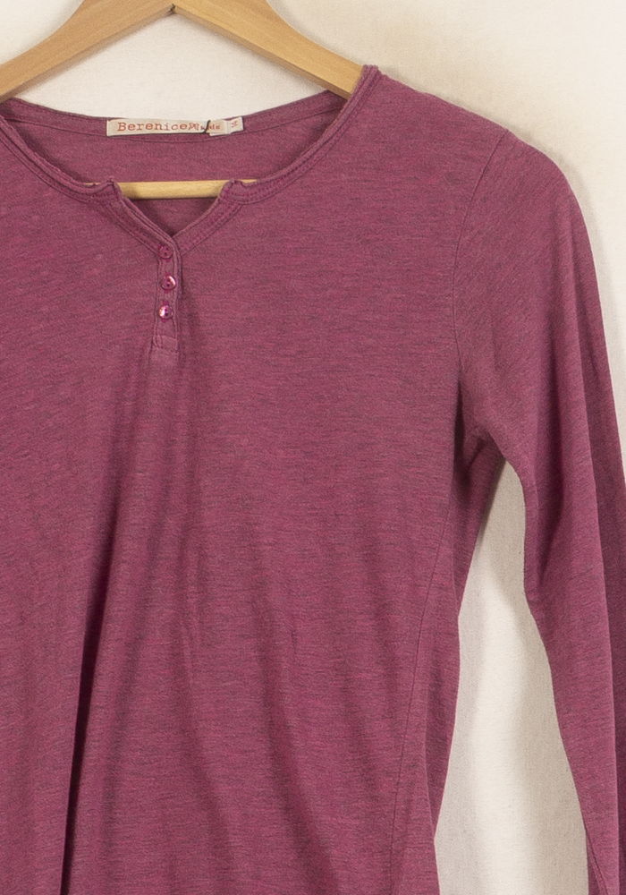 Tee-shirt manches longues rose - Taille XS/34