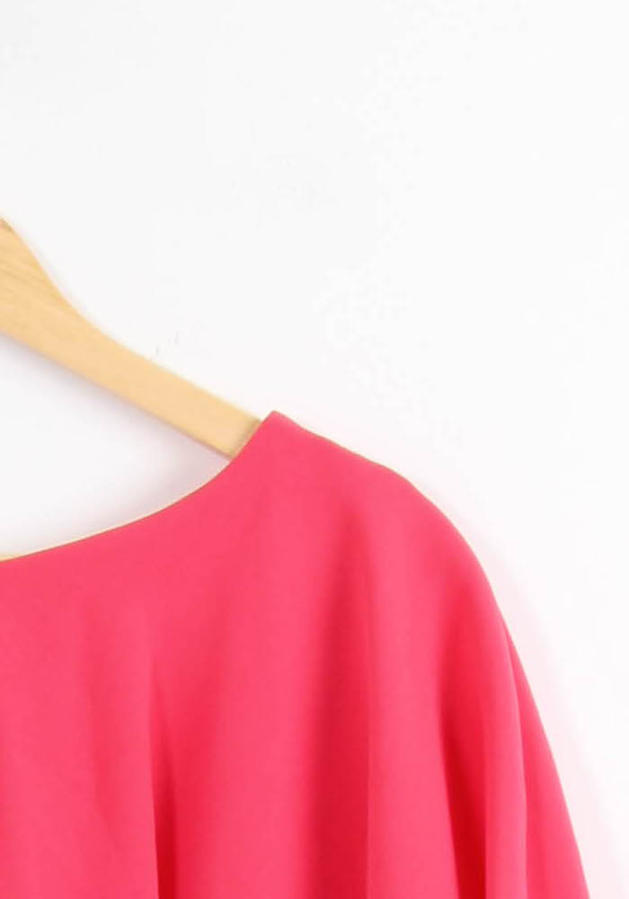 Robe Volantée Rose - Taille L/40