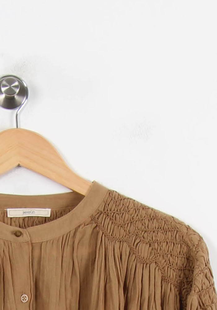 Blouse marron - Taille M/38