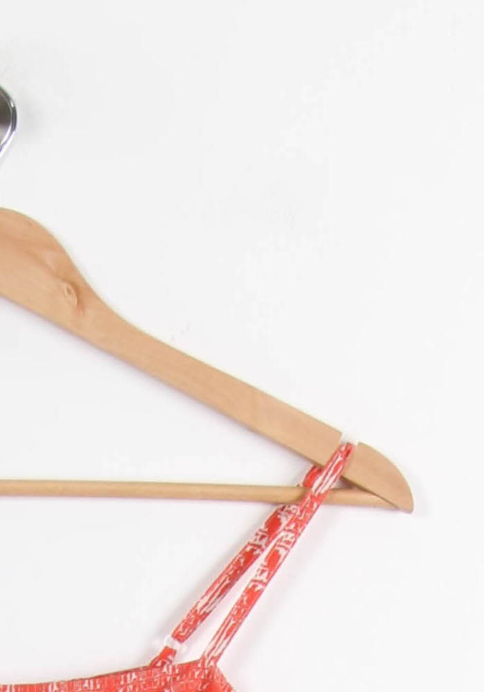 Robe courte rouge et blanche - Taille XS/34