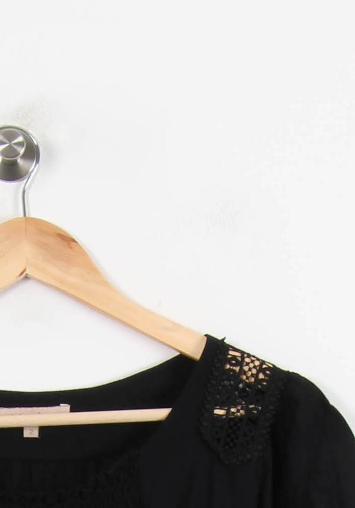 Blouse Noire - Taille M/38