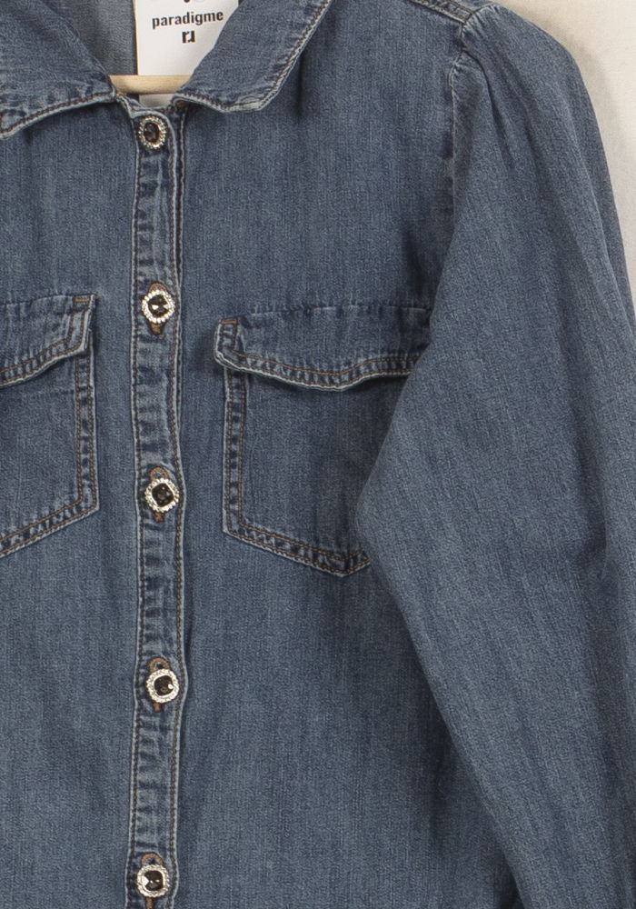 Chemise en Jean Bleue - Taille L/40