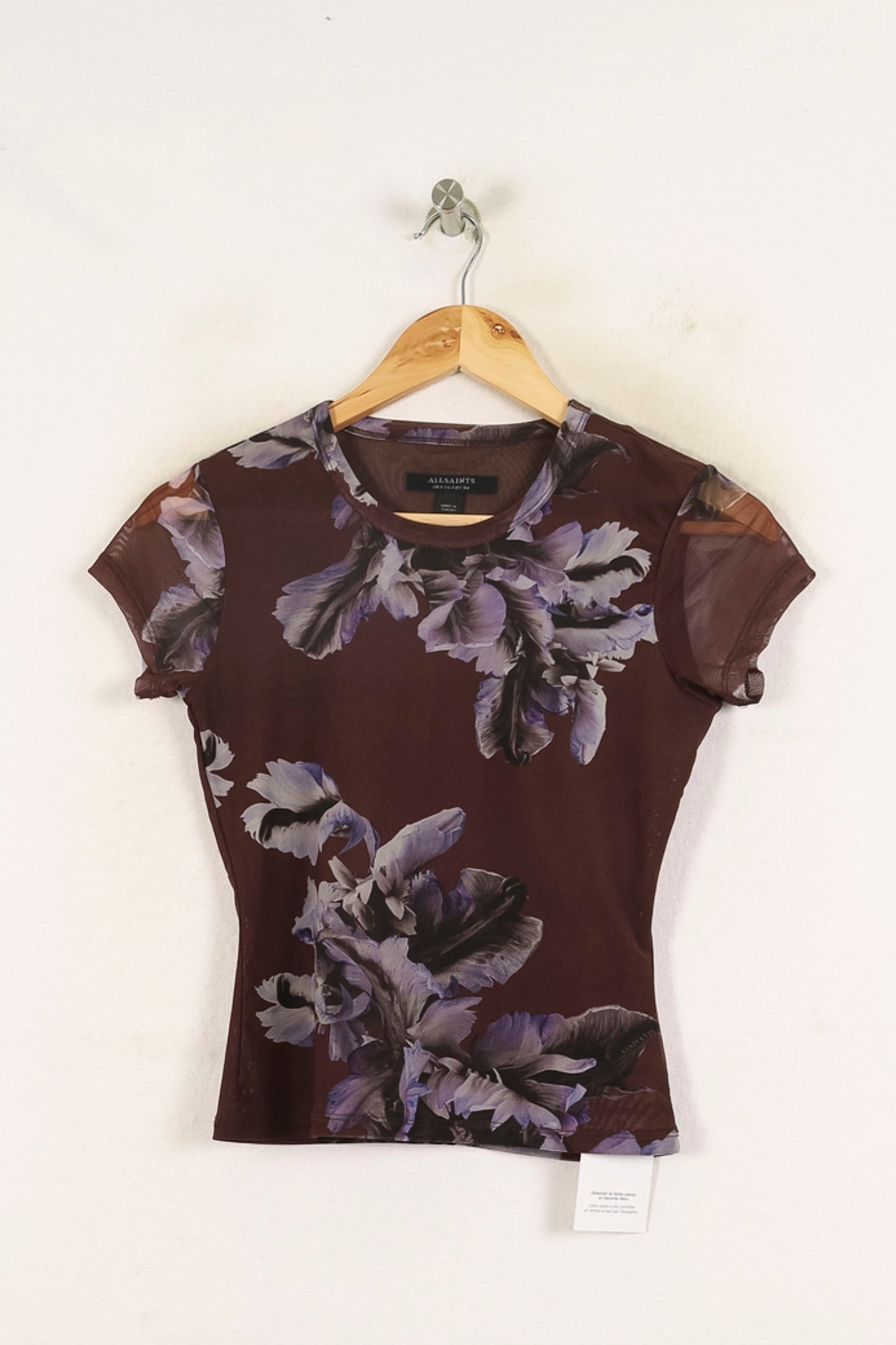 Tee-shirt Violet et Noir - Taille XS/34