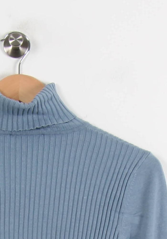 Pull Col Roulé Bleu - Taille M/38