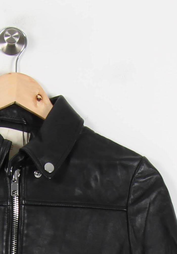 Blouson en Cuir Noir - Taille L/40