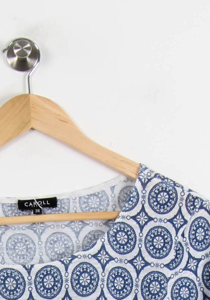 Tee-shirt Bleu et Blanc - Taille M/38