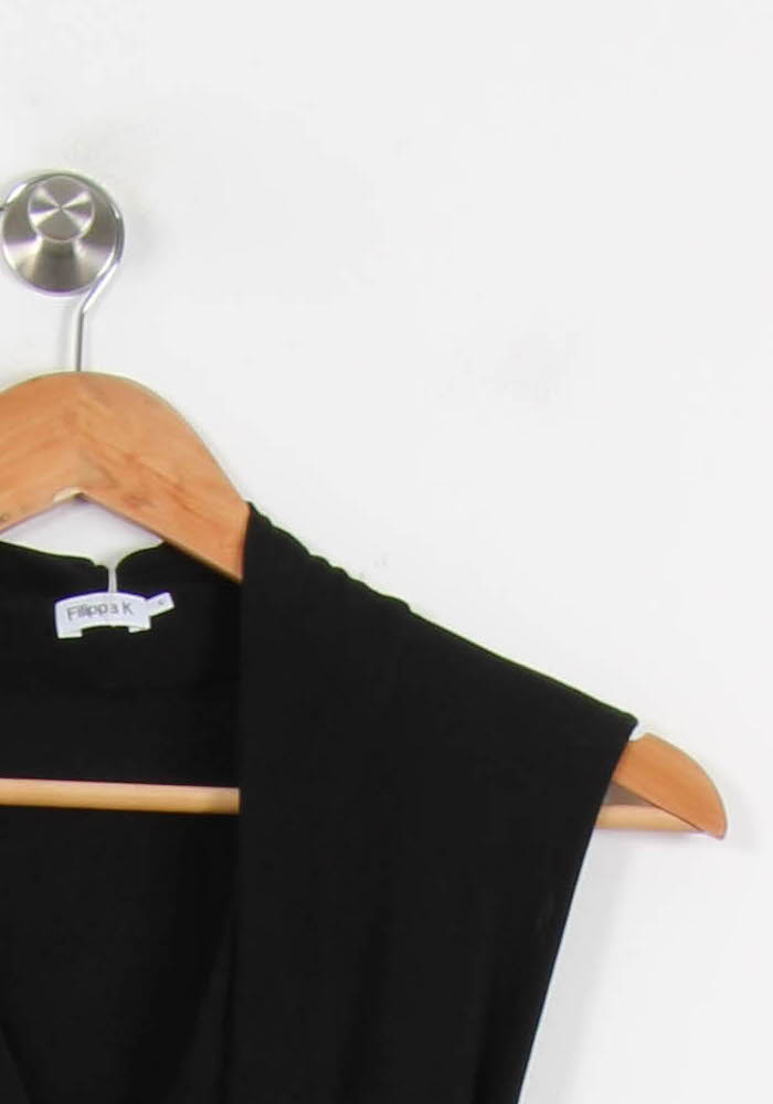 Robe Portefeuille Noire - Taille M/38