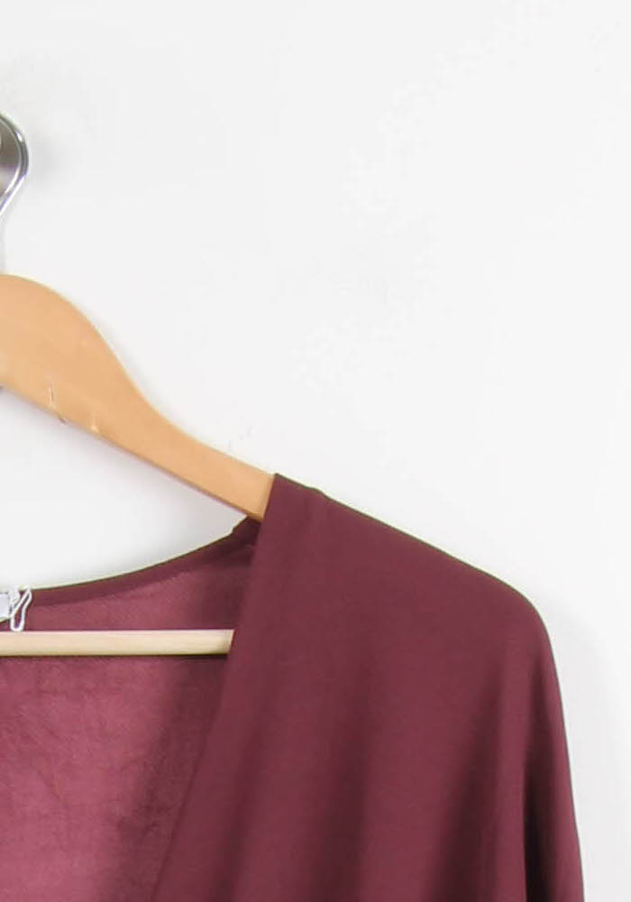 Robe Cache-Cœur Bordeaux - Taille S/36