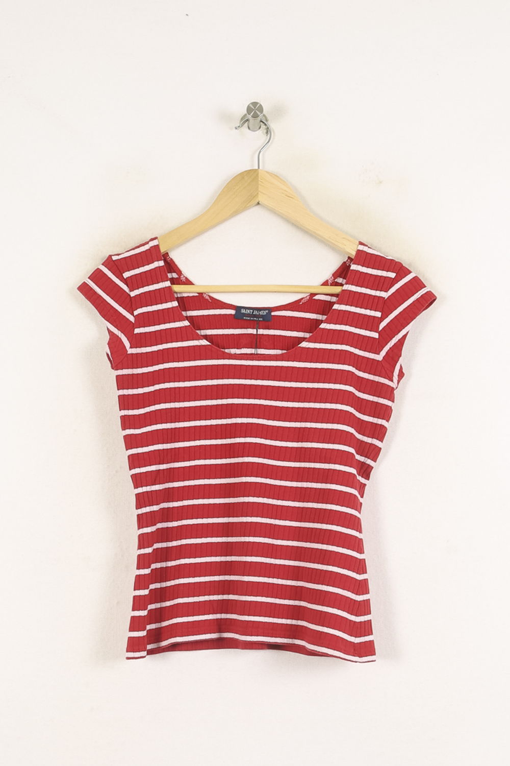 T-shirt Rouge et Blanc - Taille L/40