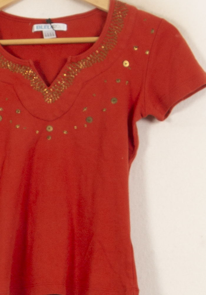 Tee-shirt Bordeaux - Taille XS/34