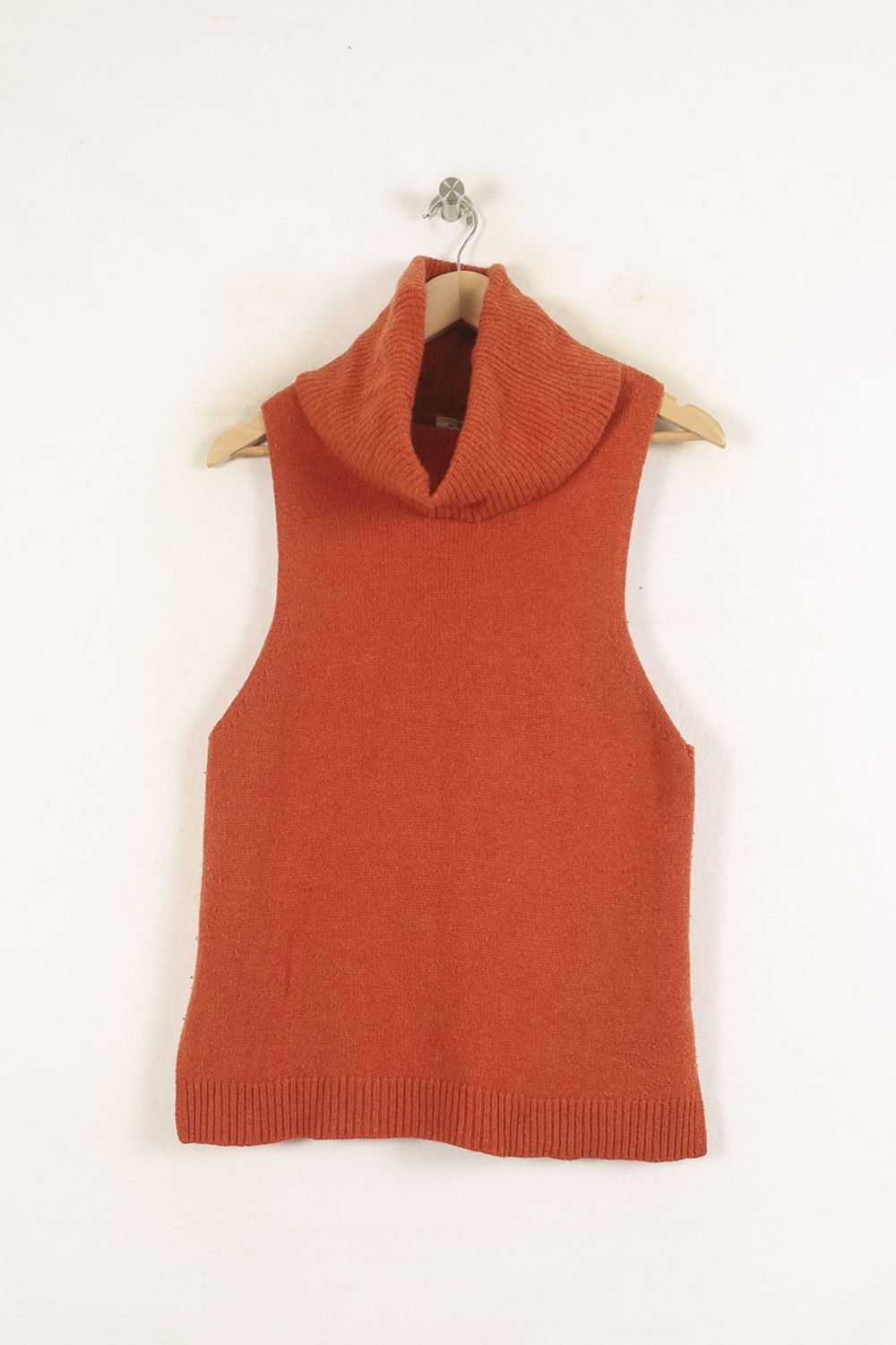 Pull Sans Manches Orange - Taille S/36