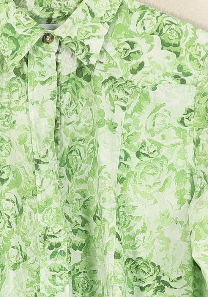 Robe Chemisier Longue Verte - Taille L/40